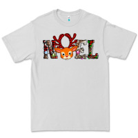 Dove Grey noel reindeer Premium Tee - AdoDesignShop
