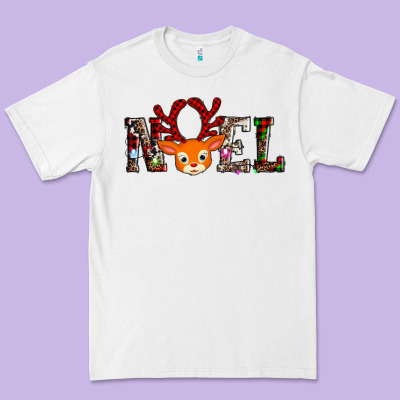 Noel Reindeer Premium Tee Designed By Adodesignshop