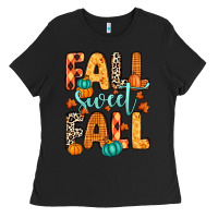 Black Fall sweet Fall Ladies Tee - RanaPortraitStore