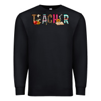 Black teacher Premium Sweatshirt - OliviaCreatesArt