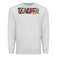 Dove Grey teacher Premium Sweatshirt - OliviaCreatesArt