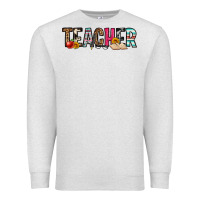 Oatmeal Heather teacher Premium Sweatshirt - OliviaCreatesArt