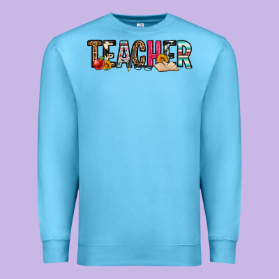 Teacher Premium Sweatshirt Designed By Oliviacreatesart