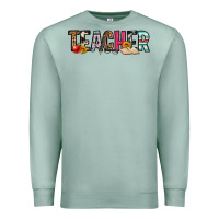 Seafoam teacher Premium Sweatshirt - OliviaCreatesArt