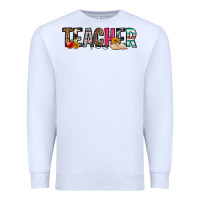 White teacher Premium Sweatshirt - OliviaCreatesArt