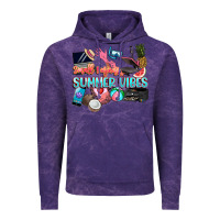 Cloud Purple small businesses summer vibe Vintage Hoodie - NancyCooperArtShop