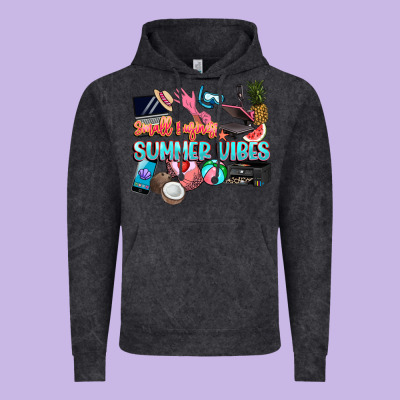 Small Businesses Summer Vibe Vintage Hoodie Designed By Nancycooperartshop