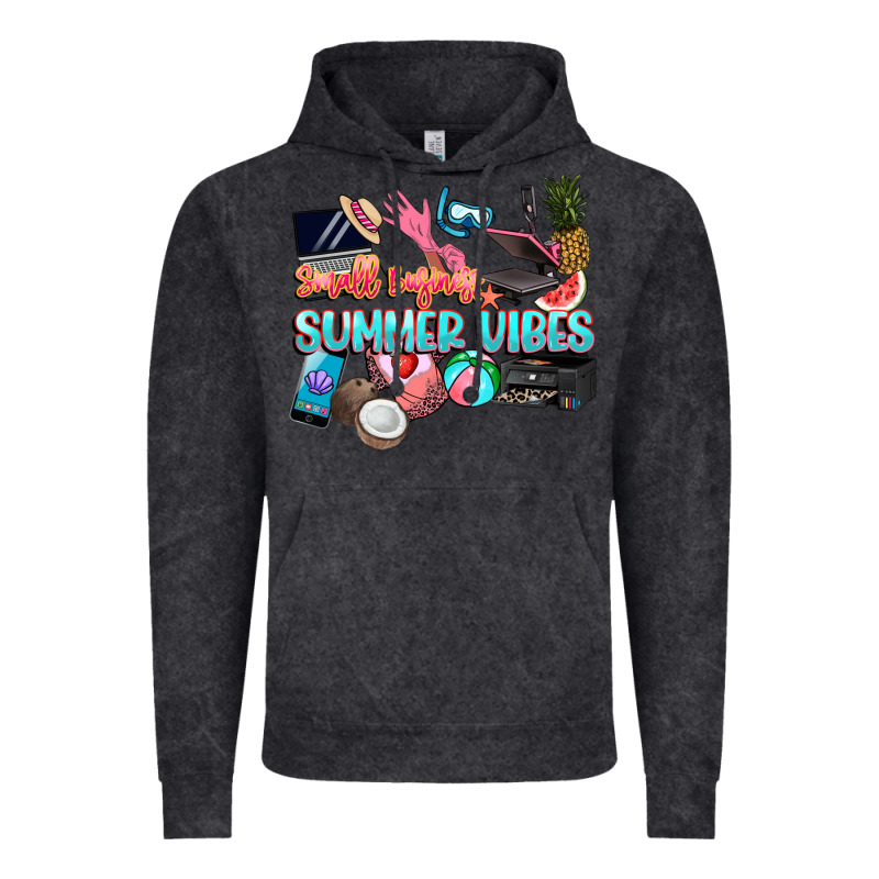 Small Businesses Summer Vibe Vintage Hoodie by NancyCooperArtShop | Teevron