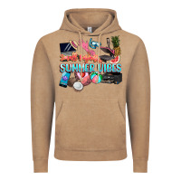 Vintage Coffee small businesses summer vibe Vintage Hoodie - NancyCooperArtShop