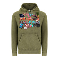 Vintage Olive small businesses summer vibe Vintage Hoodie - NancyCooperArtShop