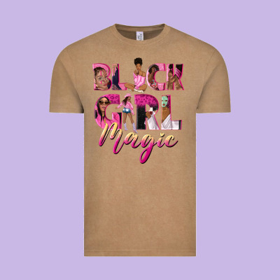 Black Girl Magic Vintage Tee Designed By Nancycooperartshop