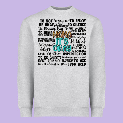 Mama It S Okay Heavyweight Sweatshirt Designed By Artiststas