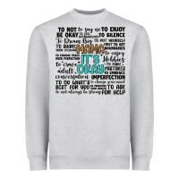 Heather Grey mama it s okay Heavyweight Sweatshirt - Artiststas
