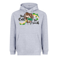Heather Grey St. Patrick' Too cute to pinch Heavyweight Hoodie - CowGirlArtShop