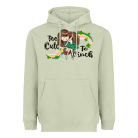 Matcha St. Patrick' Too cute to pinch Heavyweight Hoodie - CowGirlArtShop