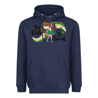 Navy St. Patrick' Too cute to pinch Heavyweight Hoodie - CowGirlArtShop