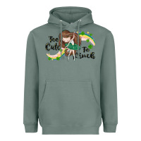 Sage St. Patrick' Too cute to pinch Heavyweight Hoodie - CowGirlArtShop