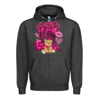 Charcoal Heather Army boots Valentine's Day Zipper Hoodie - HowdyJamesFarm