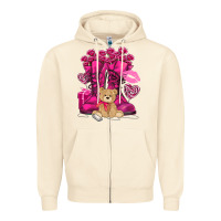 Sandshell Army boots Valentine's Day Zipper Hoodie - HowdyJamesFarm