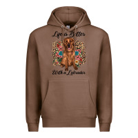Chestnut life is better with a labrador Premium Hoodie - JahusDesignShop