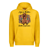 Lemon life is better with a labrador Premium Hoodie - JahusDesignShop
