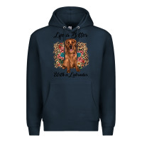 Navy life is better with a labrador Premium Hoodie - JahusDesignShop