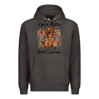 Smoke life is better with a labrador Premium Hoodie - JahusDesignShop