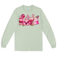Matcha cancer coffee cups Long Sleeve Tee - LillyAllenDesigns