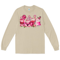 Mushroom cancer coffee cups Long Sleeve Tee - LillyAllenDesigns