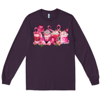 Plum cancer coffee cups Long Sleeve Tee - LillyAllenDesigns