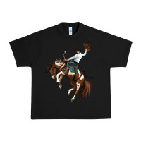 Black american paint horse rodeo cowboy Urban Heavy Tee - MaliasSmallBusiness