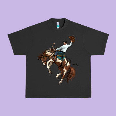 American Paint Horse Rodeo Cowboy Urban Heavy Tee Designed By Maliassmallbusiness