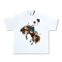 White american paint horse rodeo cowboy Urban Heavy Tee - MaliasSmallBusiness