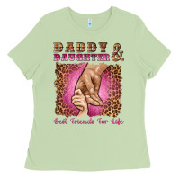 Matcha daddy and daughter best friends for life Ladies Tee - Artiststas