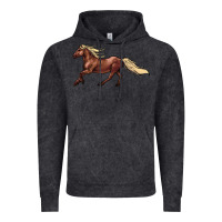 Vintage Arctic running horse Vintage Hoodie - NancyCooperArtShop