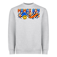 Heather Grey mama s boy Heavyweight Sweatshirt - Artiststas