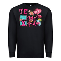 Black te amo te quila Premium Sweatshirt - OliviaCreatesArt