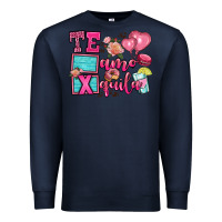 Navy te amo te quila Premium Sweatshirt - OliviaCreatesArt