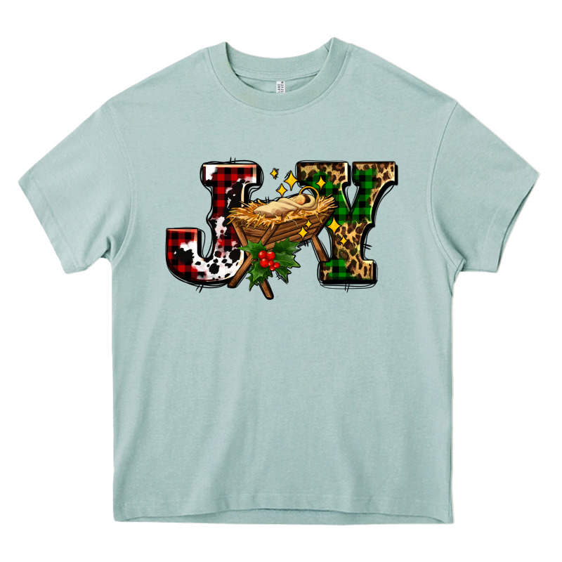 Joy With Baby Jesus Ado Heavy Core Tee by AdoDesignShop | Teevron