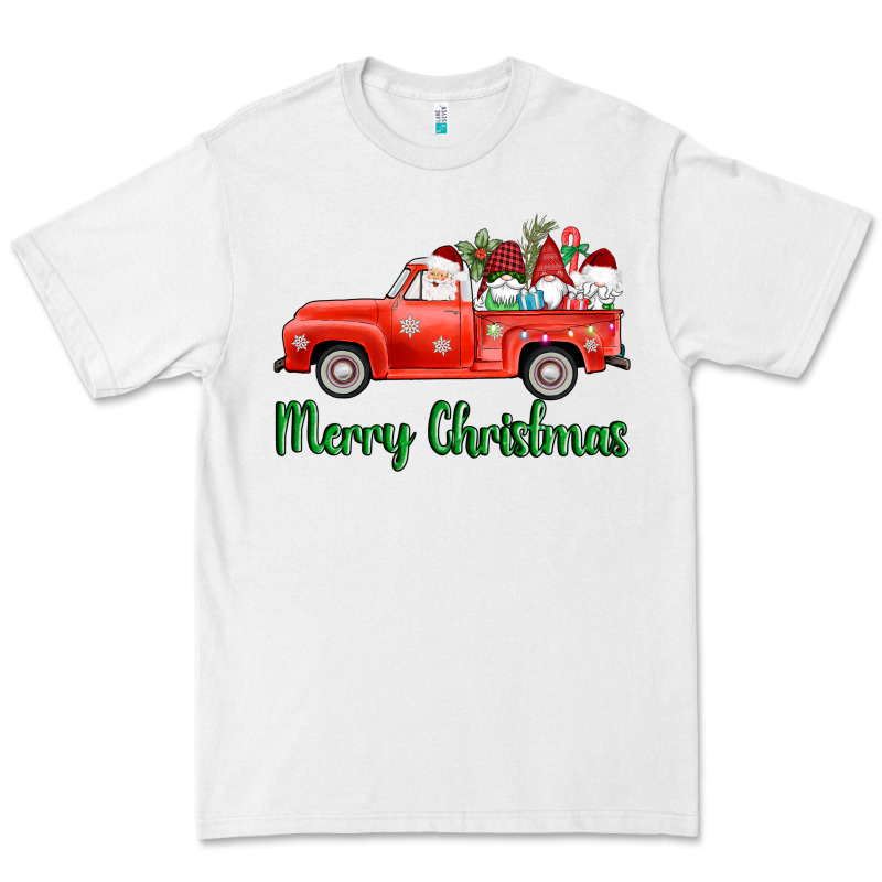 Merry Christmas Truck Gnomes Premium Tee by AdoDesignShop | Teevron