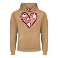Vintage Camel floral pink glitter heart Vintage Hoodie - Jasminsmagicworld