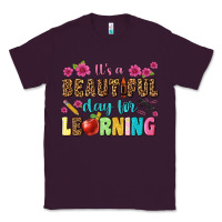Plum its a beautiful day for learning Classic Tee - NancyCooperArtShop