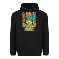 Black Western Mama can cooler Mother's Day Heavyweight Hoodie - HowdyJamesFarm