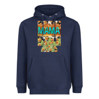 Navy Western Mama can cooler Mother's Day Heavyweight Hoodie - HowdyJamesFarm