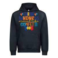 Navy Throw kindness around like confetti Urban Hoodie - CowhideDigitalArt