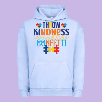 Throw Kindness Around Like Confetti Urban Hoodie Designed By Cowhidedigitalart