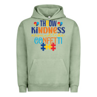 Pigment Oil Green Throw kindness around like confetti Urban Hoodie - CowhideDigitalArt