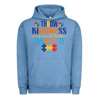 Pigment Pebble Blue Throw kindness around like confetti Urban Hoodie - CowhideDigitalArt
