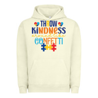 Pigment Pistachio Throw kindness around like confetti Urban Hoodie - CowhideDigitalArt