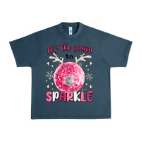 Midnight Navy it's the season to sparkle Urban Heavy Tee - MaliasSmallBusiness